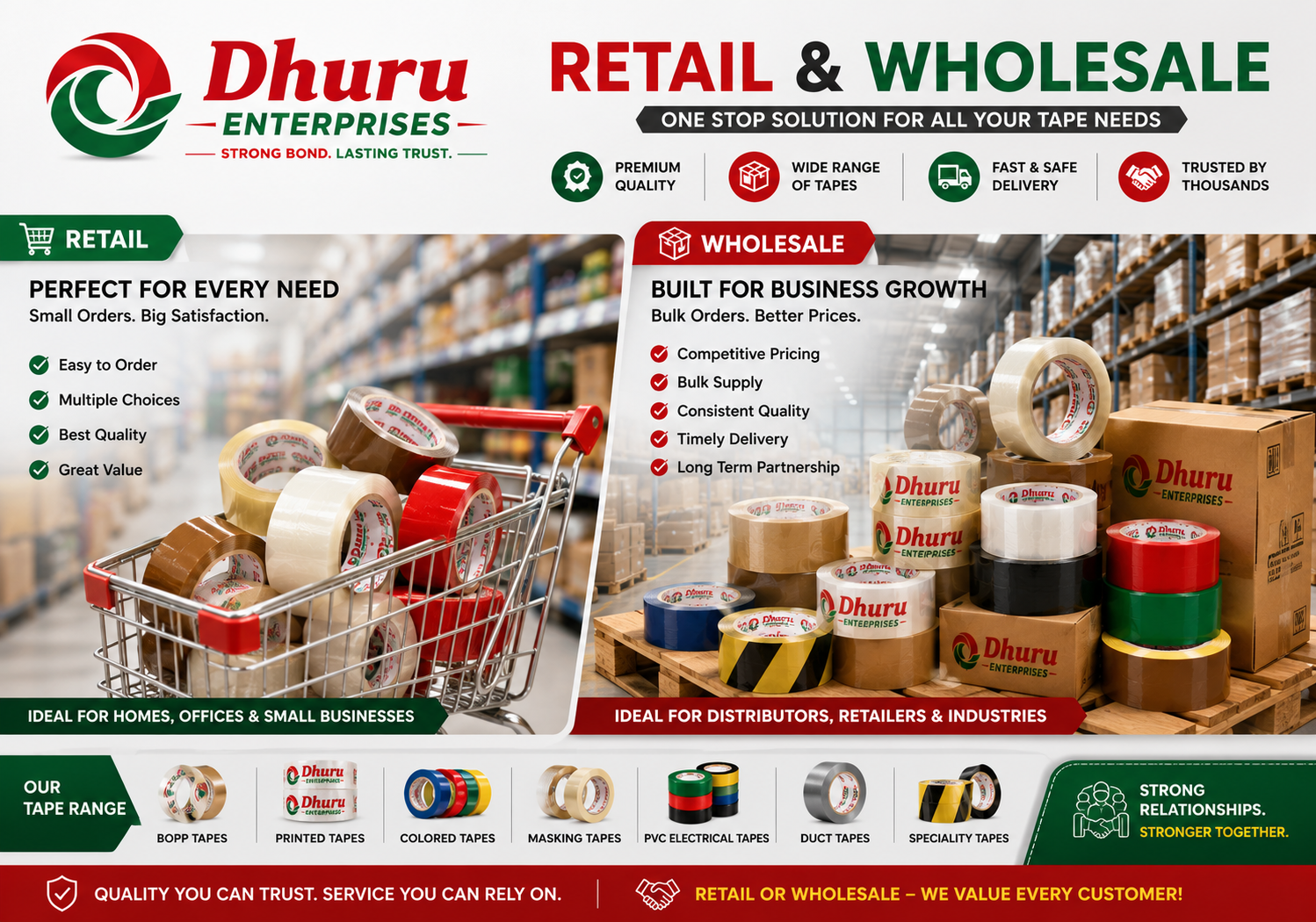 Dhuru Enterprises - Adhesive Tape Manufacturer