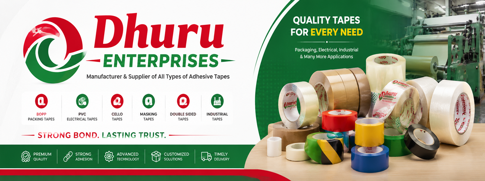 Dhuru Enterprises - Adhesive Tape Manufacturer