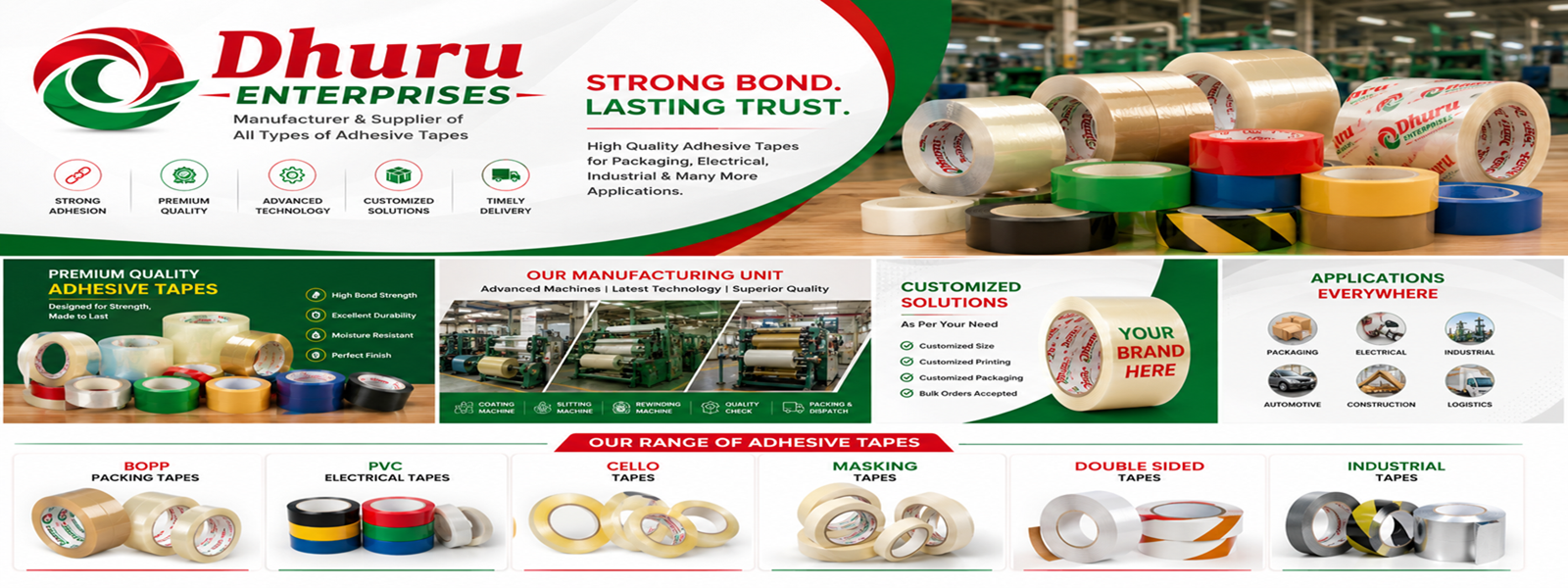 Dhuru Enterprises - Adhesive Tape Manufacturer