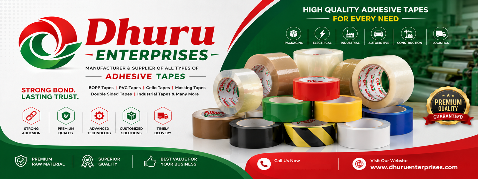 Dhuru Enterprises - Adhesive Tape Manufacturer